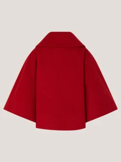 Monsoon Velvet Bow Cape