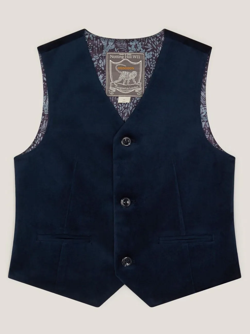 Monsoon Velvet Waistcoat