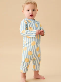 MORI Stripe UPF 50 Swimsuit