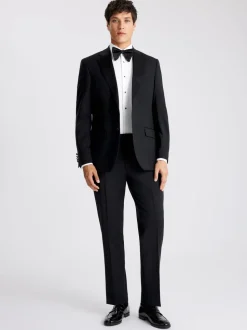 MOSS Regular Fit Notch Lapel Tuxedo Jacket