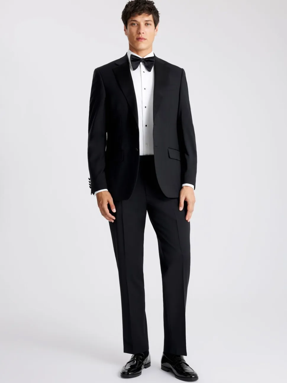 MOSS Regular Fit Notch Lapel Tuxedo Jacket