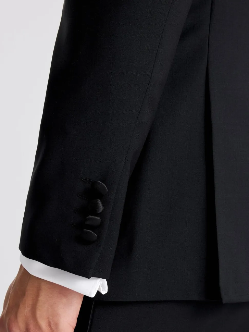 MOSS Regular Fit Notch Lapel Tuxedo Jacket