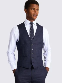 MOSS Slim Twisted Suit Waistcoat