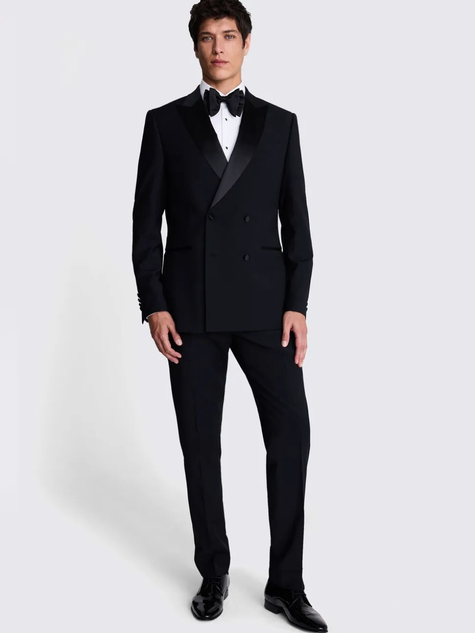 MOSS Tailored Fit Double Breasted Tuxedo Jacket