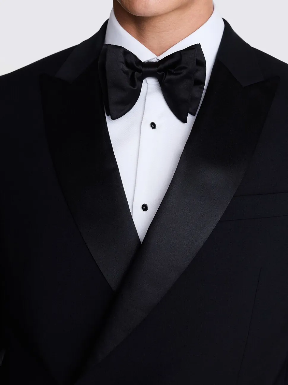 MOSS Tailored Fit Double Breasted Tuxedo Jacket