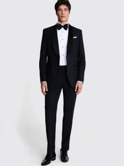 MOSS Tailored Fit smokingjas met sjaalkraag