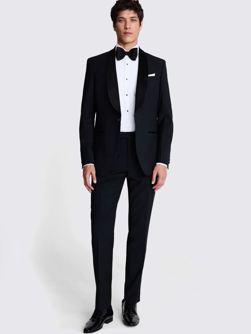MOSS Tailored Fit smokingjas met sjaalkraag