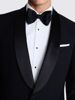MOSS Tailored Fit smokingjas met sjaalkraag