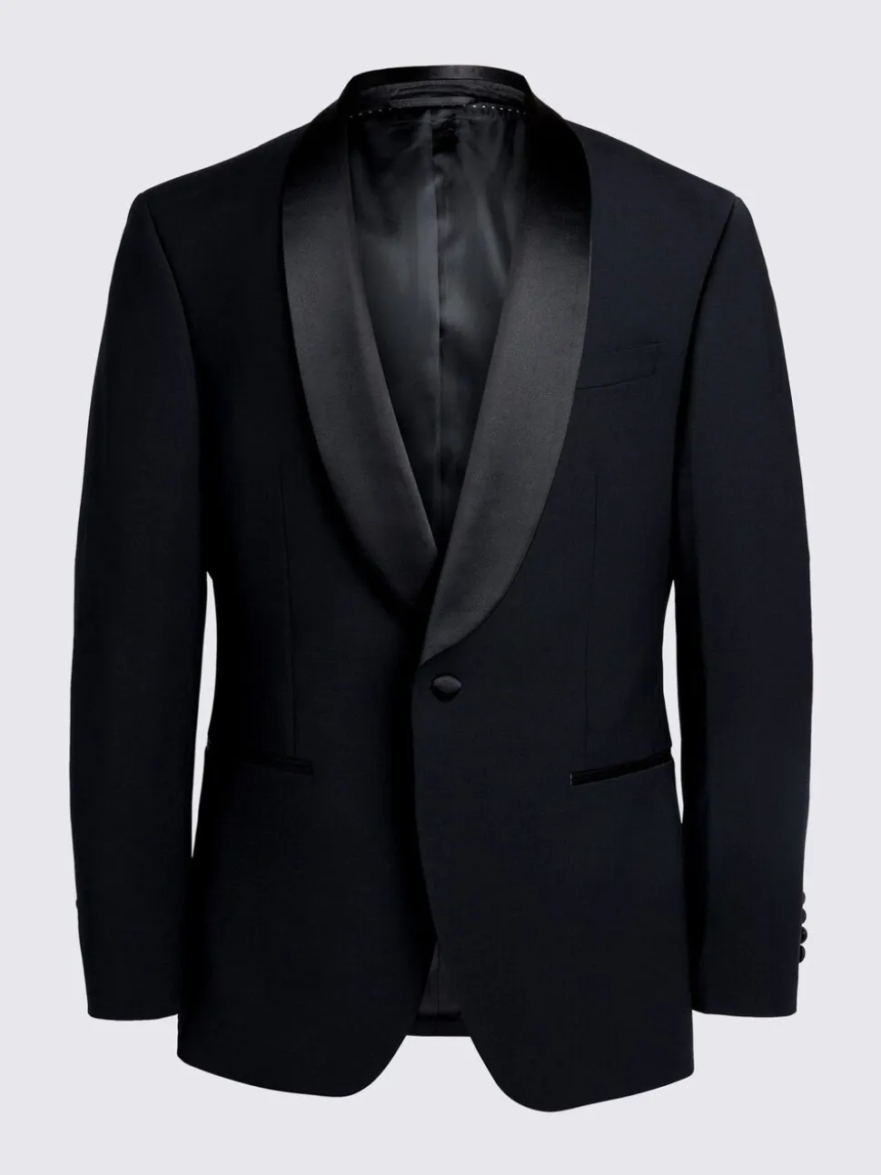 MOSS Tailored Fit smokingjas met sjaalkraag