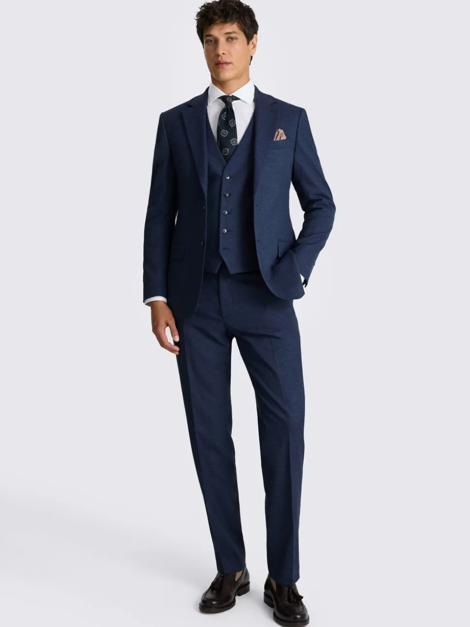 MOSS Tailored Flannel Suit Jacket