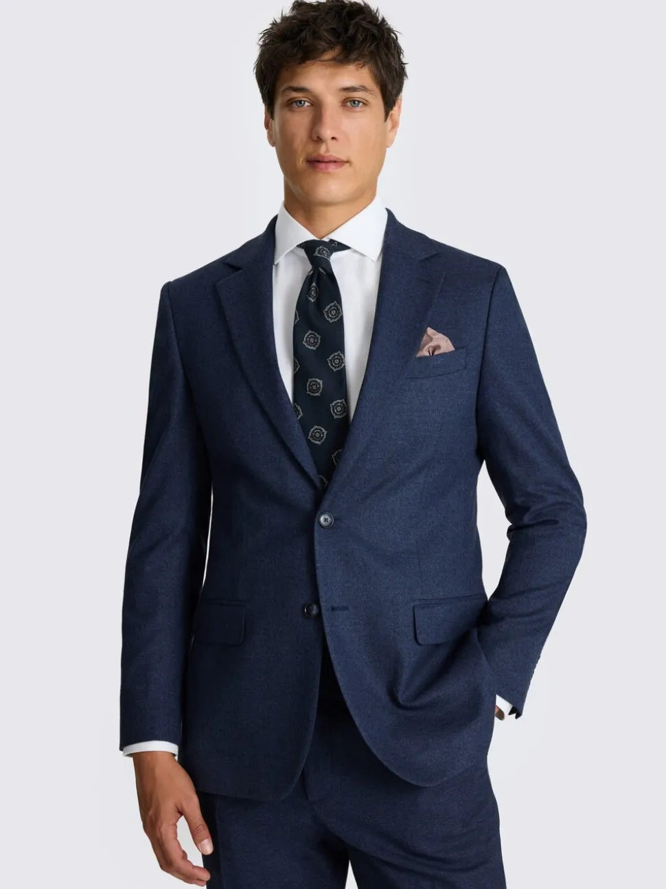 MOSS Tailored Flannel Suit Jacket