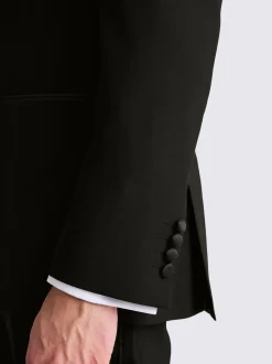 MOSS Tailored Peak Lapel Wool Tuxedo Suit Jacket