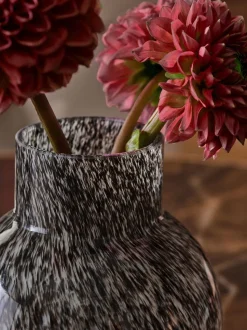 Mottled Glass Vase