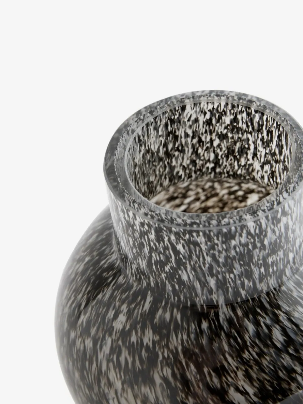 Mottled Glass Vase