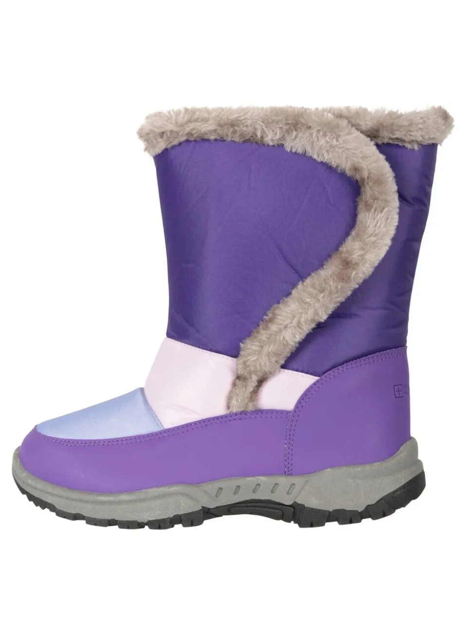 Mountain Warehouse Caribou kindersneeuwlaarzen met netbont en sherpa voering