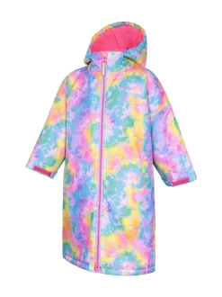 Mountain Warehouse Tidal bedrukte waterdichte omkleedjas voor kinderen