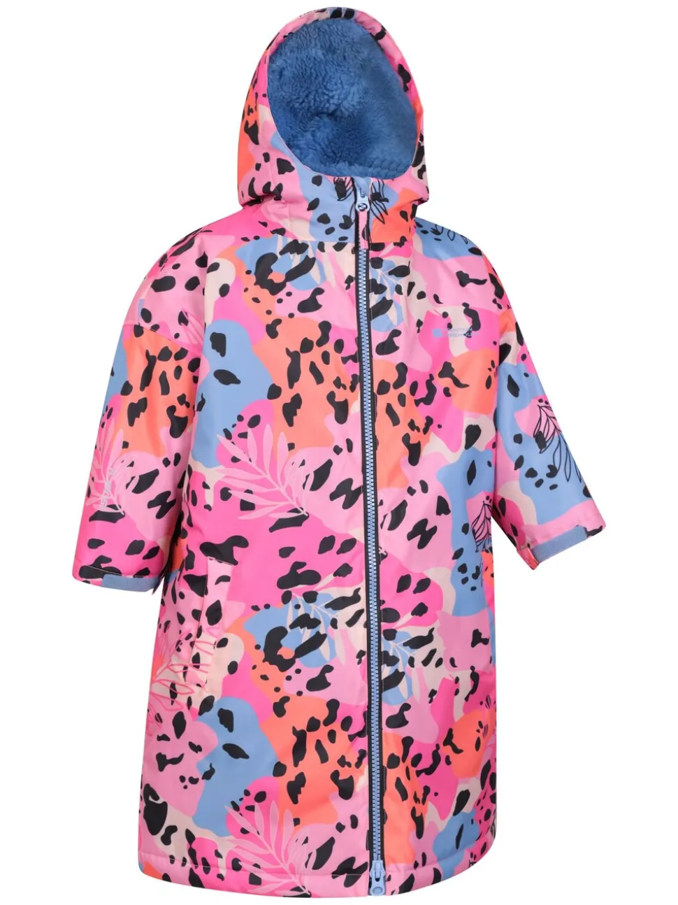 Mountain Warehouse Tidal bedrukte waterdichte omkleedjas voor kinderen