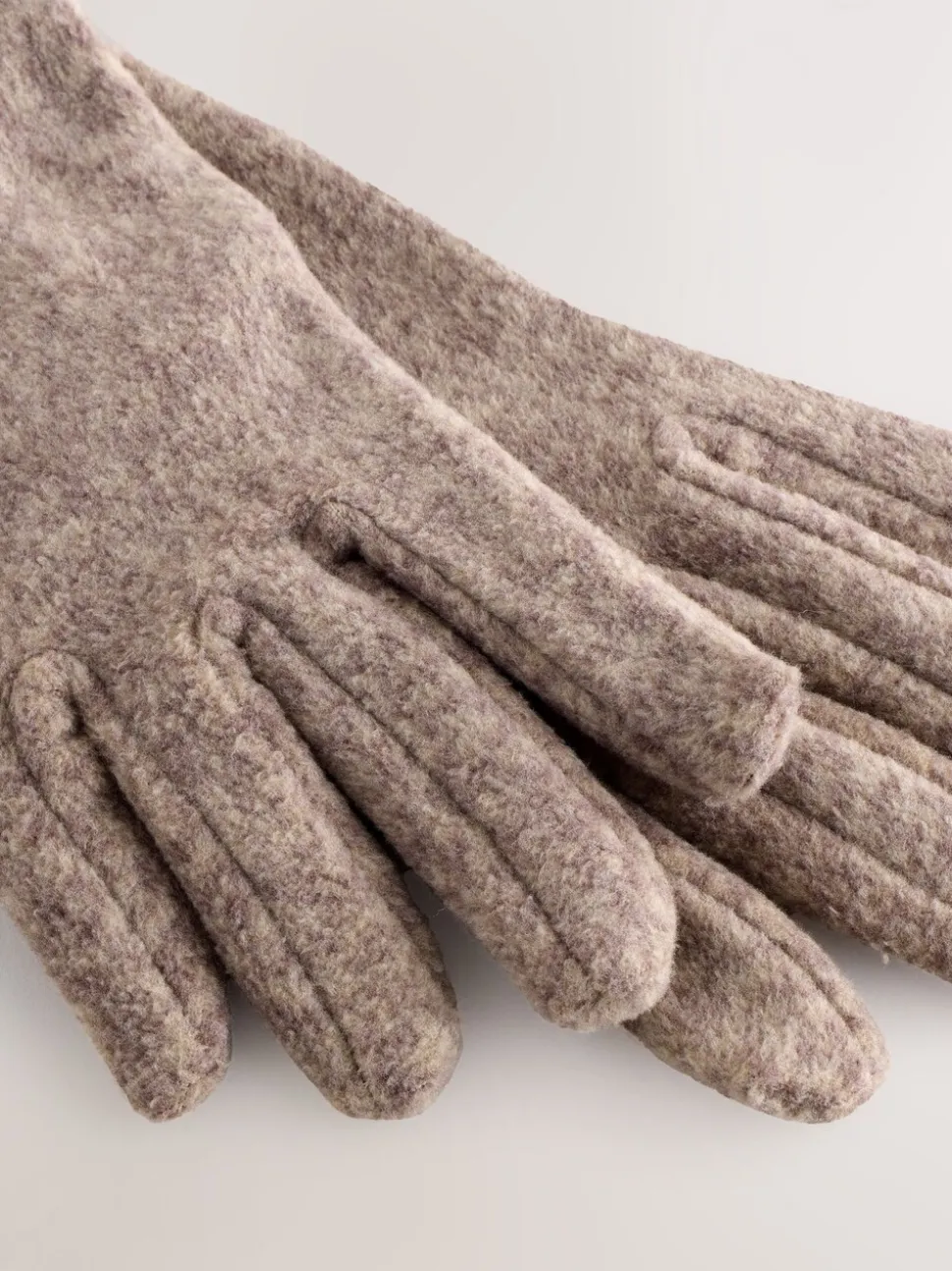 Moutkleurig - Fleece handschoenen