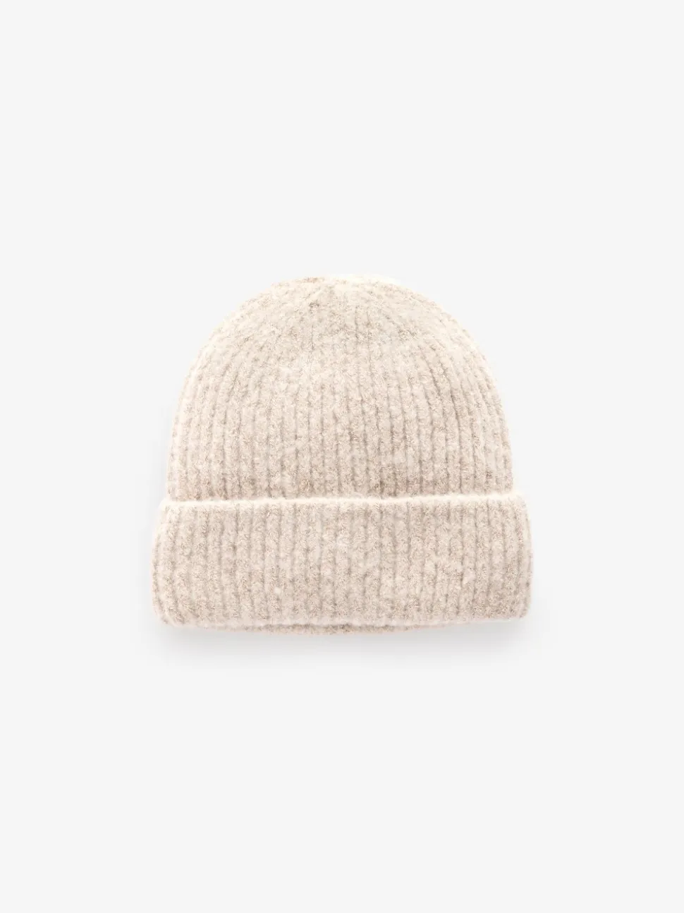 Moutkleurig - Fluffy beanie-muts (1-16jr)