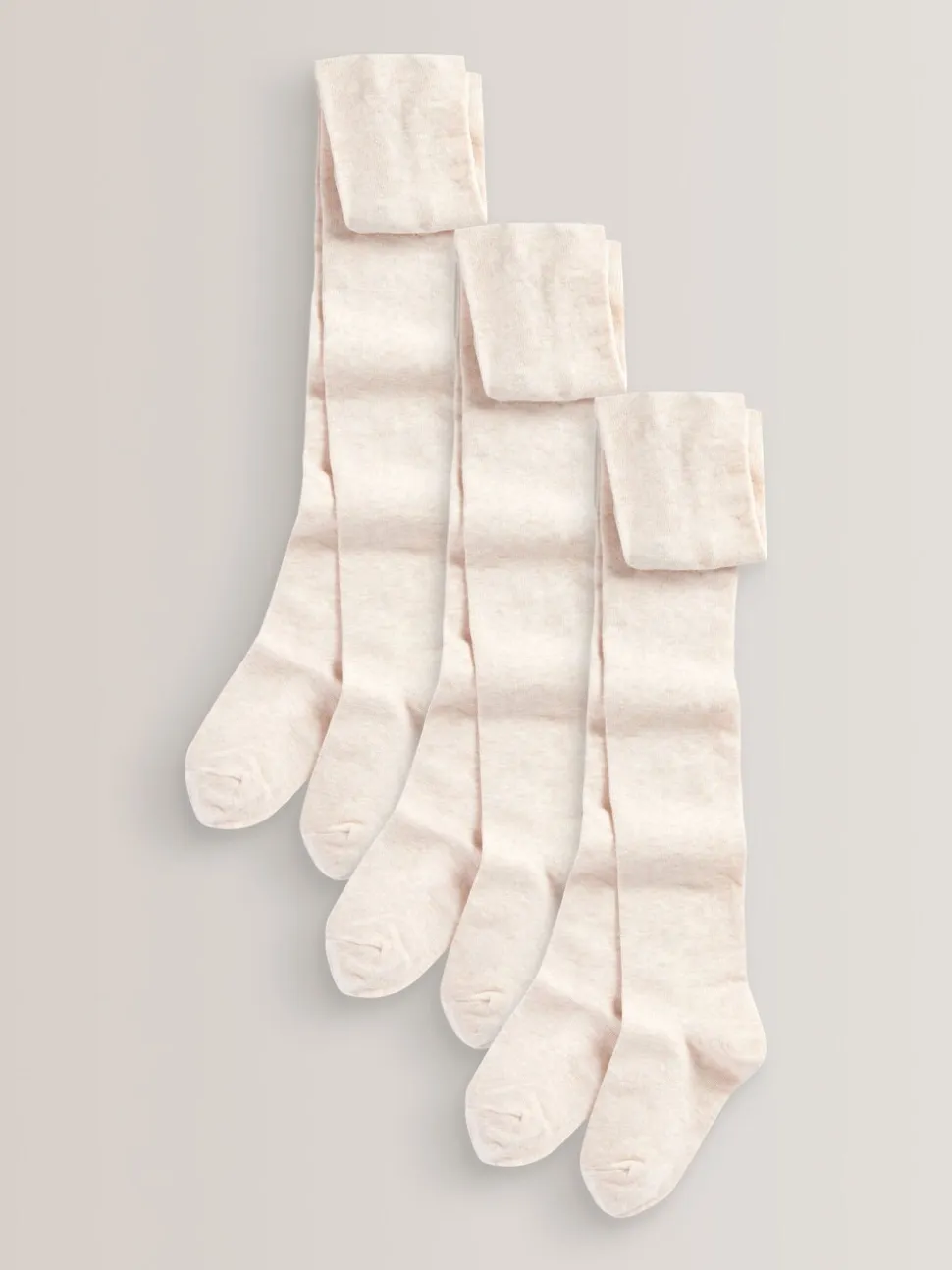 Moutkleurig - Set van 3 katoenrijke schoolmaillots