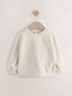 Moutkleurig - Sweatshirt met ronde hals (3 mnd-7 jr)