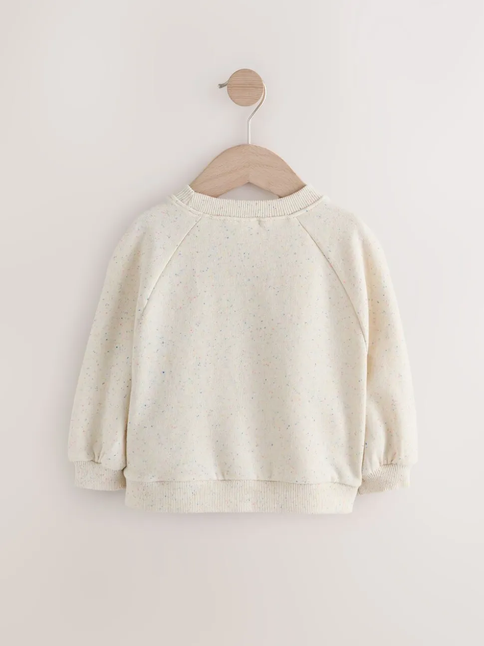Moutkleurig - Sweatshirt met ronde hals (3 mnd-7 jr)