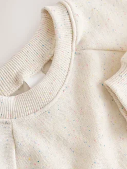 Moutkleurig - Sweatshirt met ronde hals (3 mnd-7 jr)