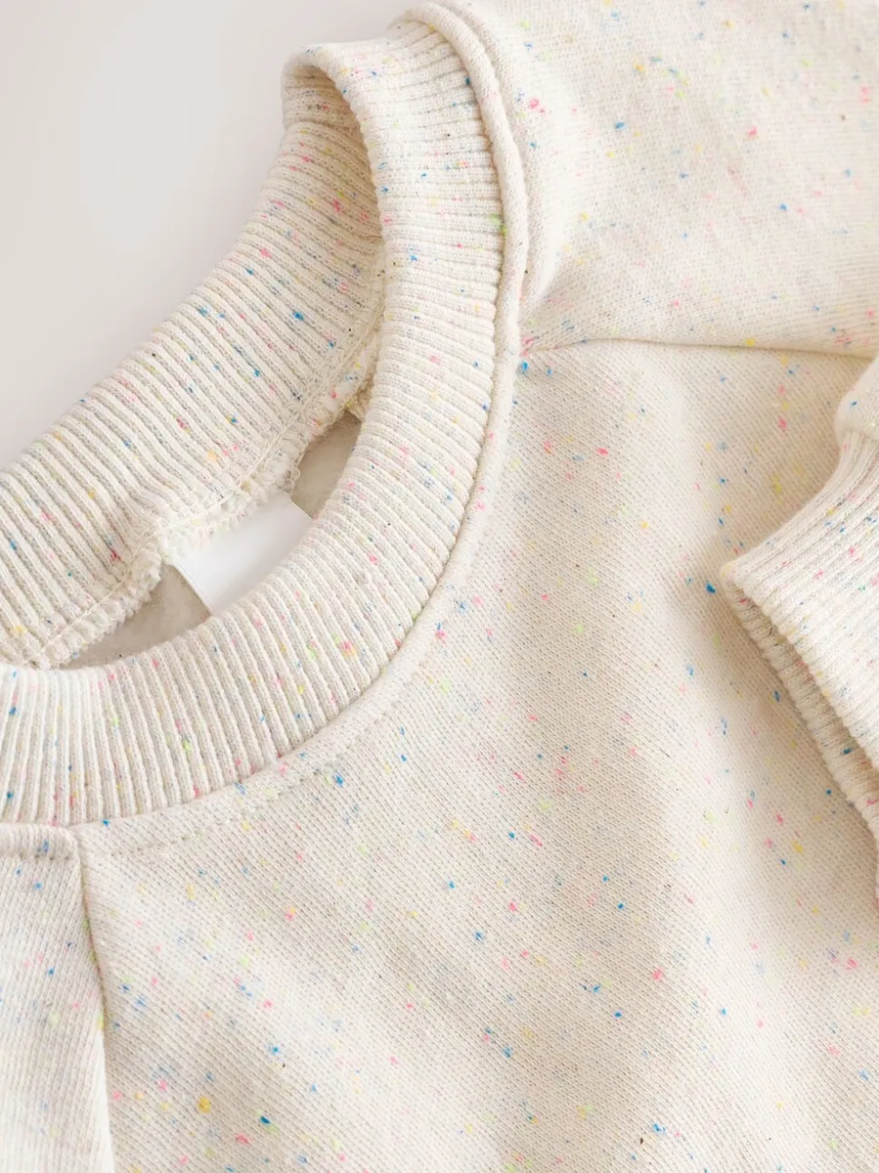 Moutkleurig - Sweatshirt met ronde hals (3 mnd-7 jr)