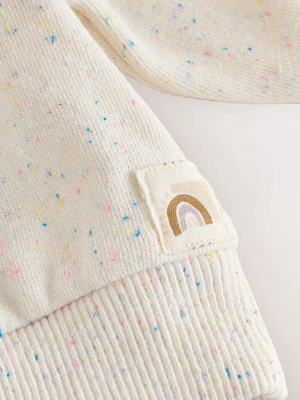 Moutkleurig - Sweatshirt met ronde hals (3 mnd-7 jr)