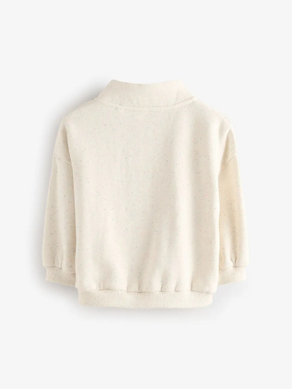 Moutkleurig - Sweatshirt met kwartrits (3mnd -7jr)