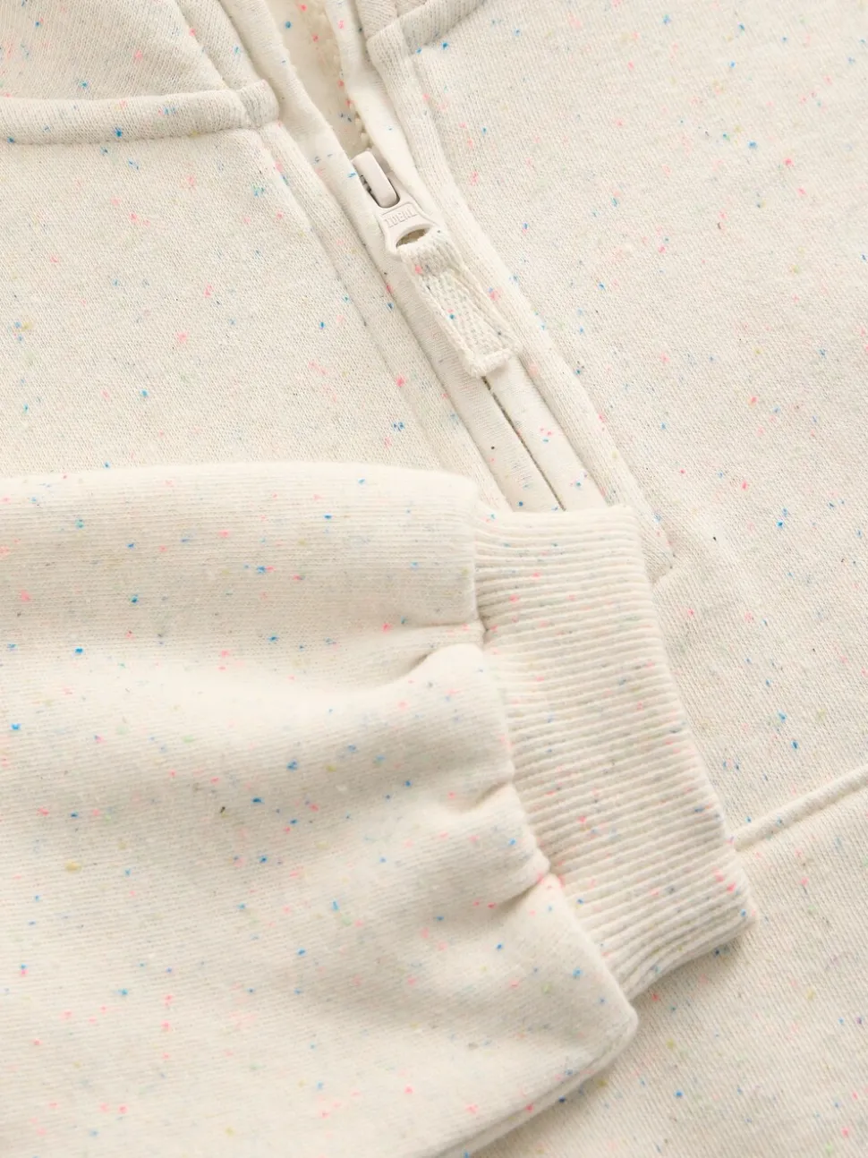 Moutkleurig - Sweatshirt met kwartrits (3mnd -7jr)