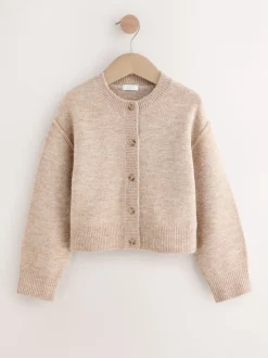 Moutkleurig - Vest met knopen (3-16jr)