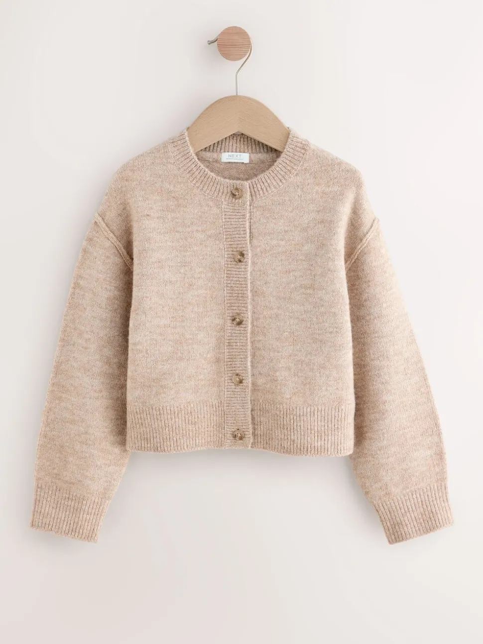 Moutkleurig - Vest met knopen (3-16jr)