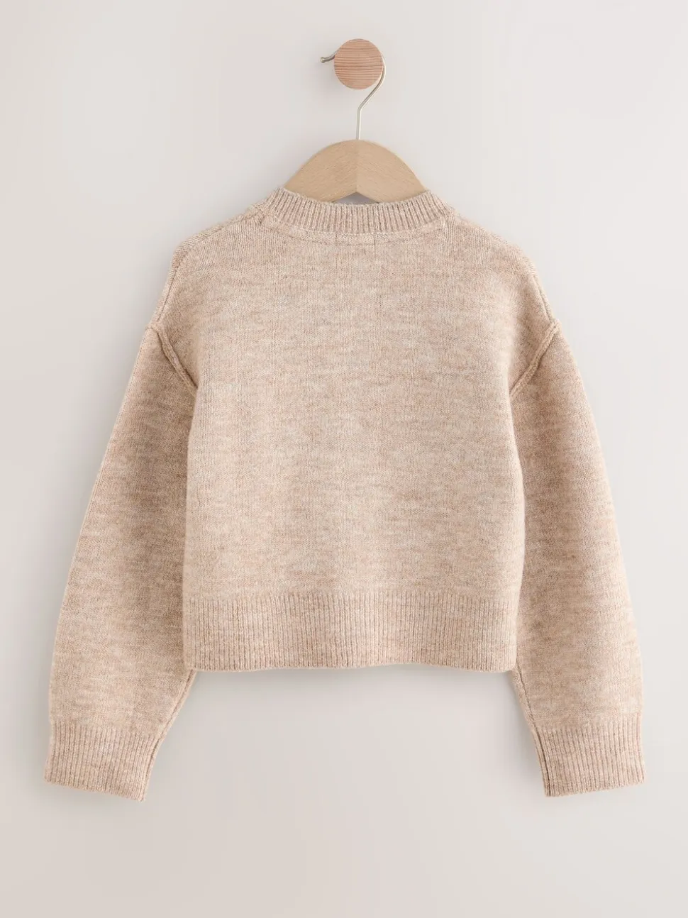 Moutkleurig - Vest met knopen (3-16jr)
