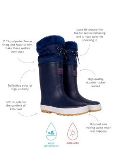 Muddy Puddles Fleece Lined Puddleflex Wellies
