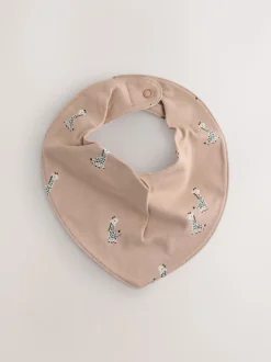 Multi - 4 -delige babyset van muts en slabbetjes (0-18mnd)