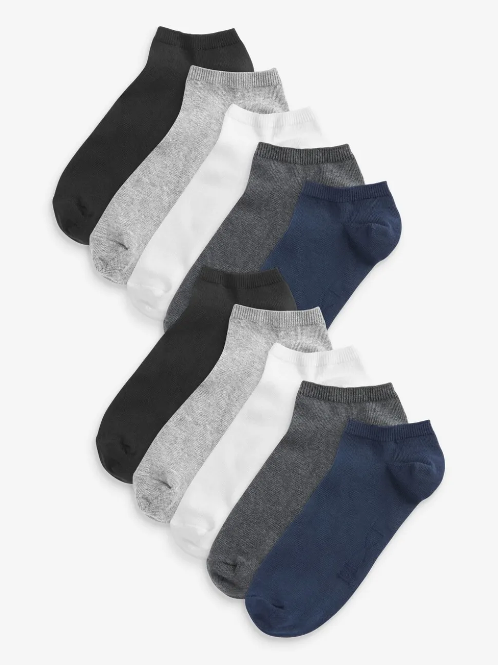 Multi - 10 paar sneakersokken
