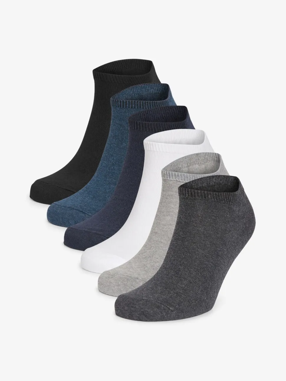 Multi - 6 paar sneakersokken