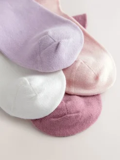 Multi - 4 Pack Cotton Rich Ruffle Frill Ankle Socks