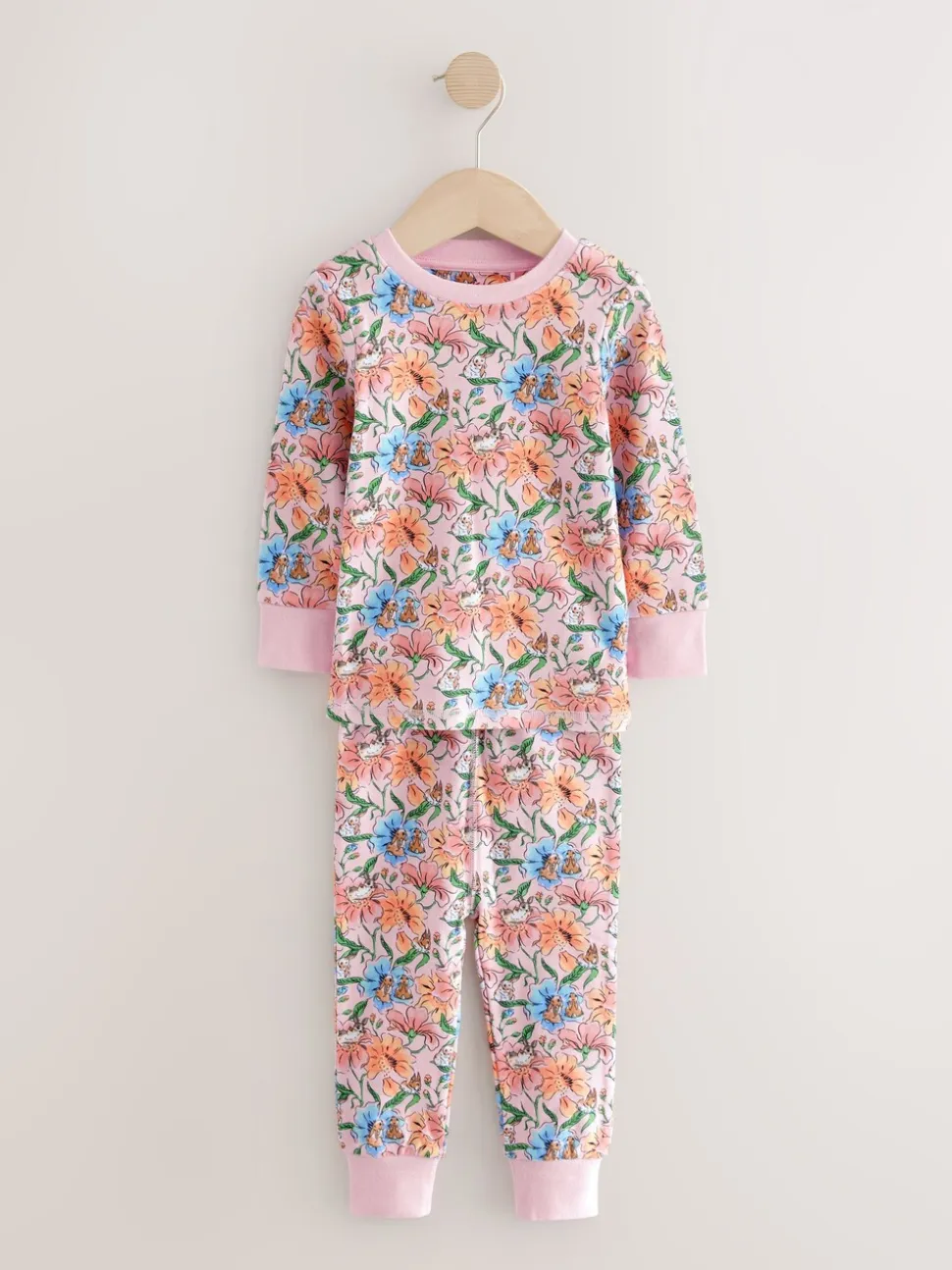 Multi - Cath Kidston Bunny Snuggle 100% katoenen pyjama's verpakking van 2
