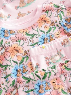 Multi - Cath Kidston Bunny Snuggle 100% katoenen pyjama's verpakking van 2