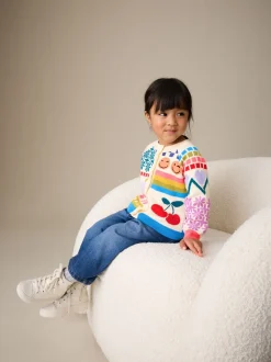 Multi - Fun Printed Cardigan (3mths-7yrs)