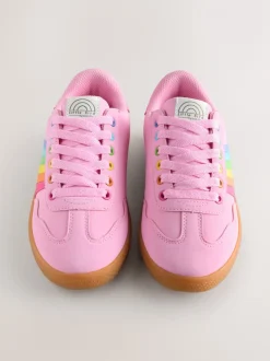Multi - Little Bird by Jools Oliver Gum Sole sneakers met regenboogstrepen
