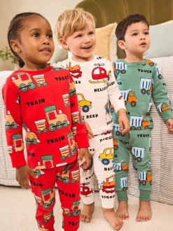 Multi - Mini Knusse Pyjama's 3 Set (9mnd-10jr)