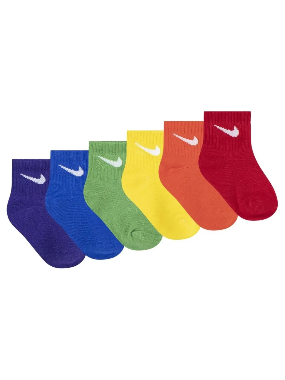 Multi - Nike Infant Swoosh set van 6 paar sokken