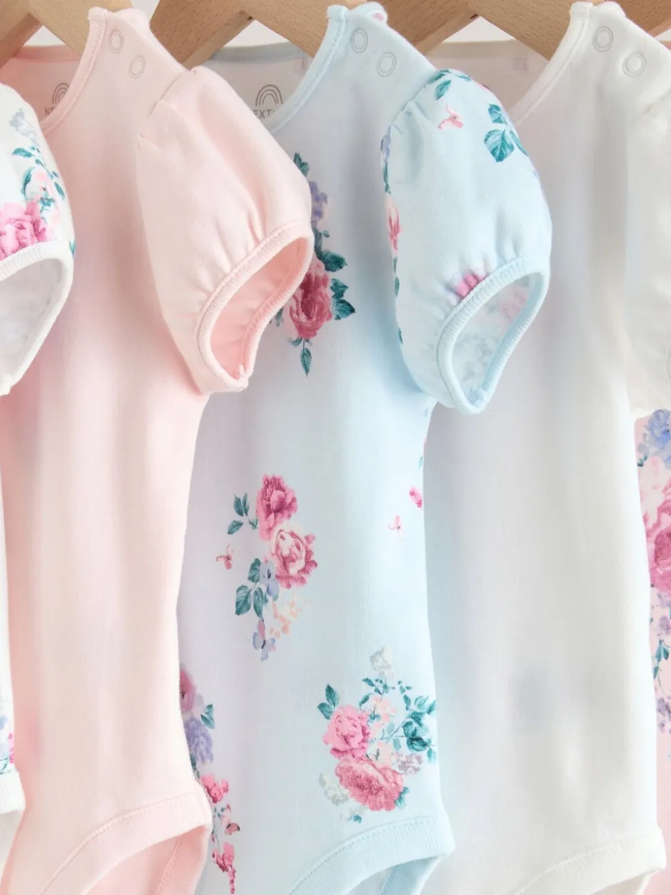 Multi - Set van 5 babyrompertjes met korte mouwen