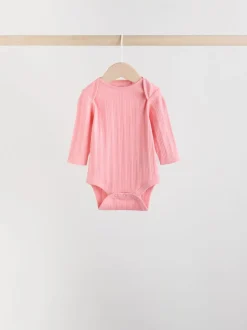 Multi - Set van 5 babyrompertjes met lange mouwen