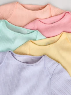 Multi - Set van 5 babyrompertjes met lange mouwen