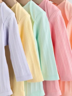 Multi - Set van 5 babyrompertjes met lange mouwen
