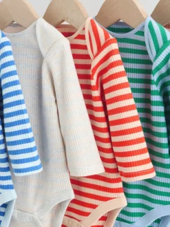 Multi - Set van 5 rompers met lange mouwen